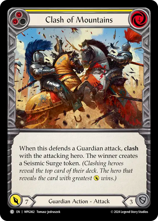 Clash of Mountains (Yellow)