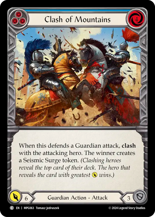 Clash of Mountains (Blue)