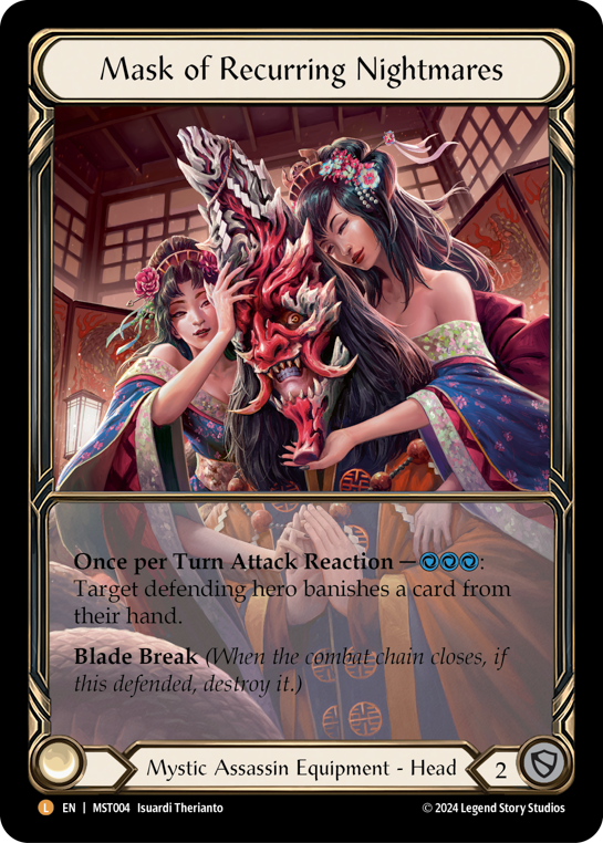 Masque des cauchemars récurrents