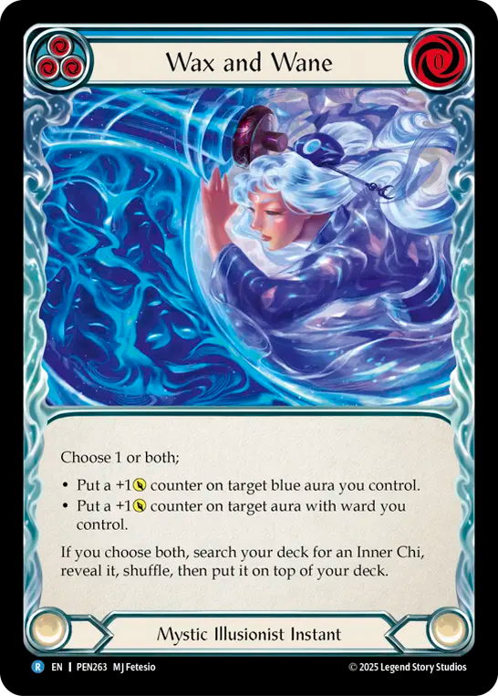 Wax And Wane (Blue)
