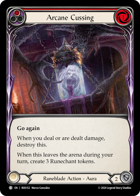 Arcane Cussing (Red)