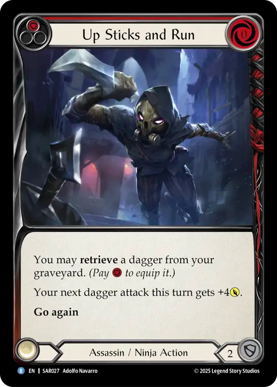 Up Sticks and Run (Red)