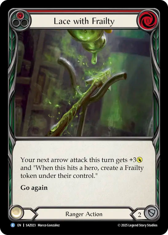 Lace with Frailty (Red)