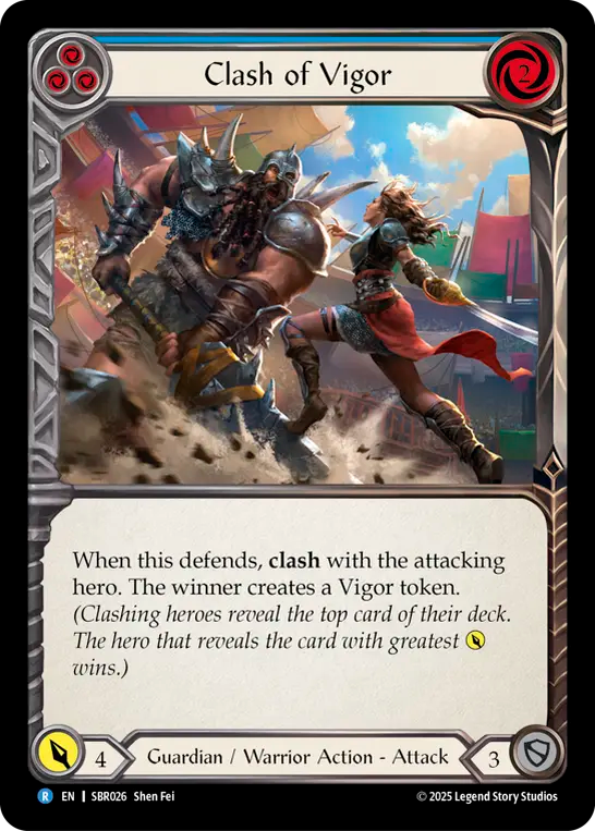 Clash of Vigor (Blue)