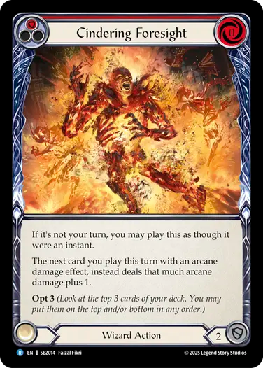 Cindering Foresight (Red)
