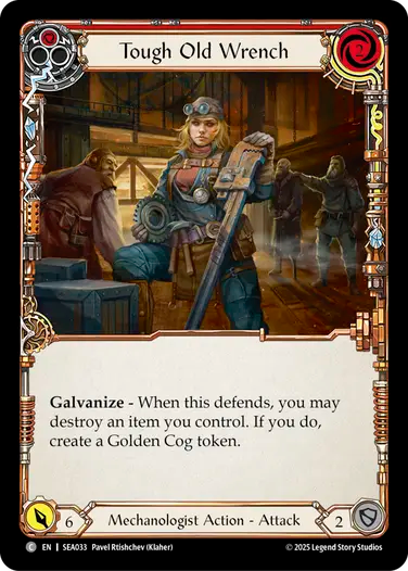 Tough Old Wrench (Red)