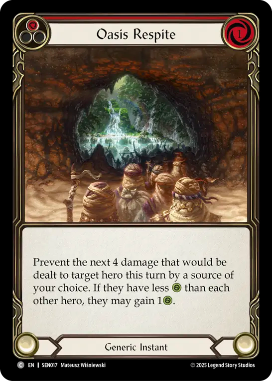 Répit Oasis (Rouge)