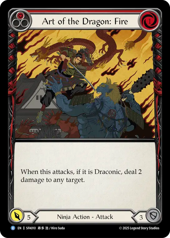 L'art du dragon : le feu