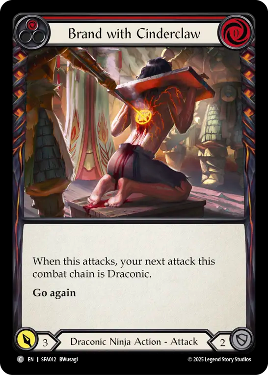 Brand with Cinderclaw (Red)