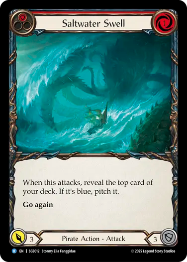 Saltwater Swell (Red)