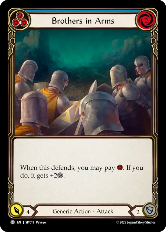 Frères d'armes (bleu)