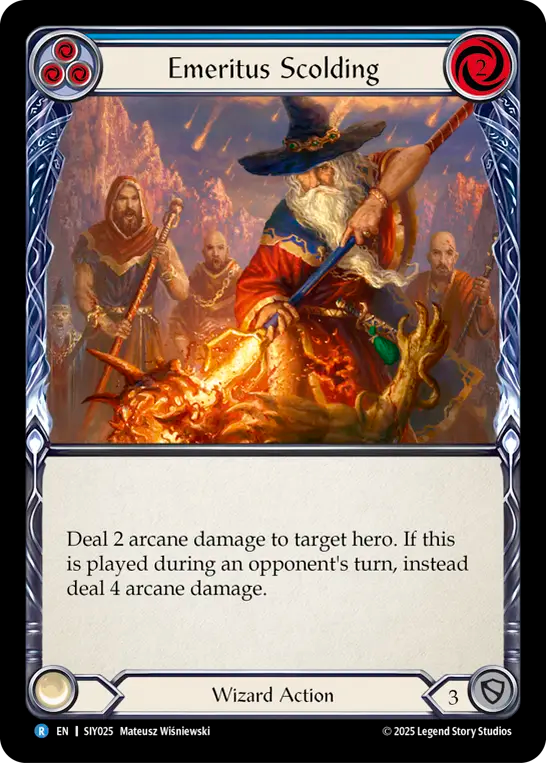 Emeritus Scolding (Blue)