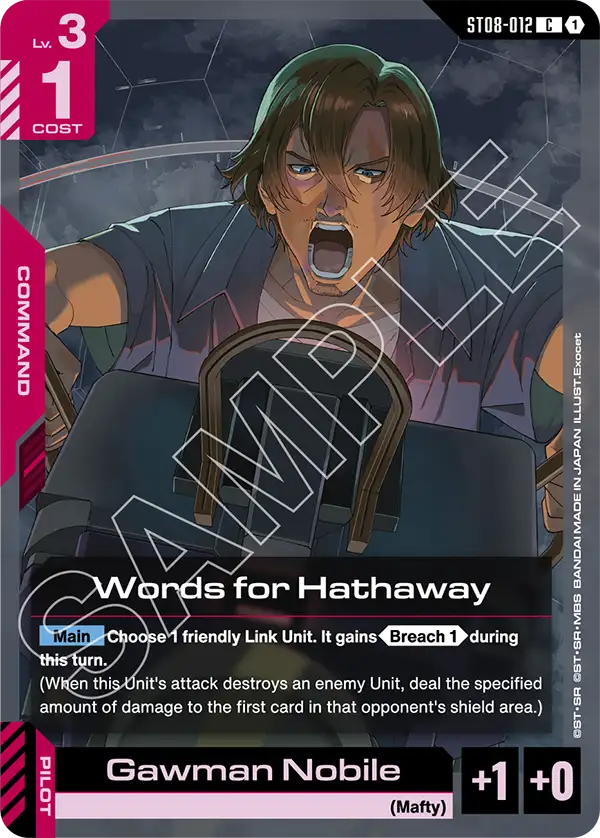 Words for Hathaway ST08-012