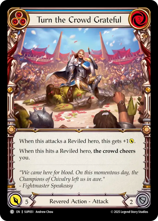 Turn the Crowd Grateful (Blue)