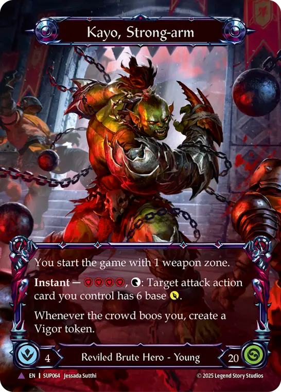 Kayo, Strong-arm