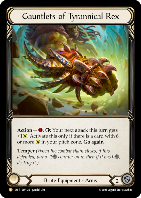 Gauntlets of Tyrannical Rex