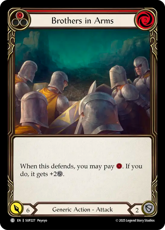 Frères d'armes (rouge)