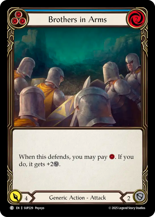 Frères d'armes (bleu)