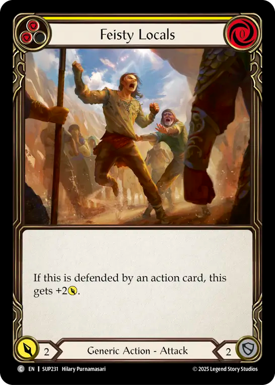 元気な地元の人たち (イエロー)