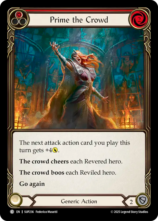 Prime the Crowd (Red)