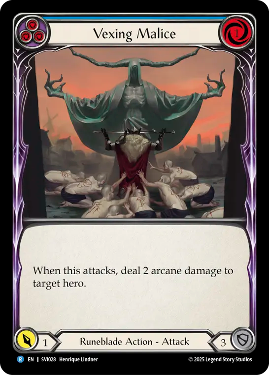 Malice vexante (bleu)