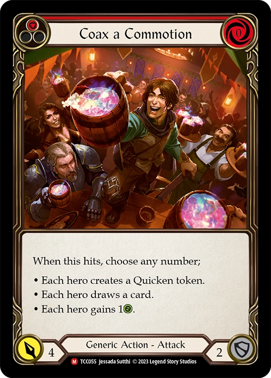 Amener une agitation (rouge)