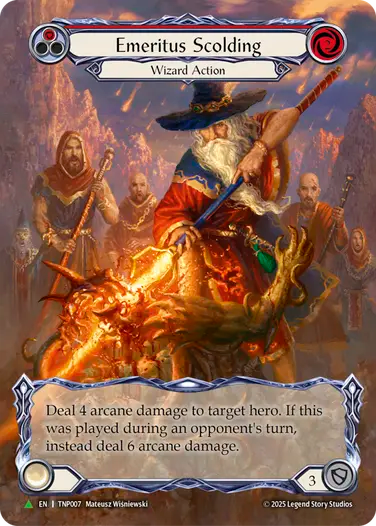 Réprimande émérite (rouge)