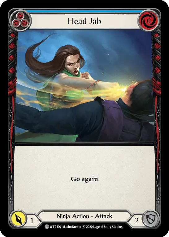 Coup de tête (bleu)