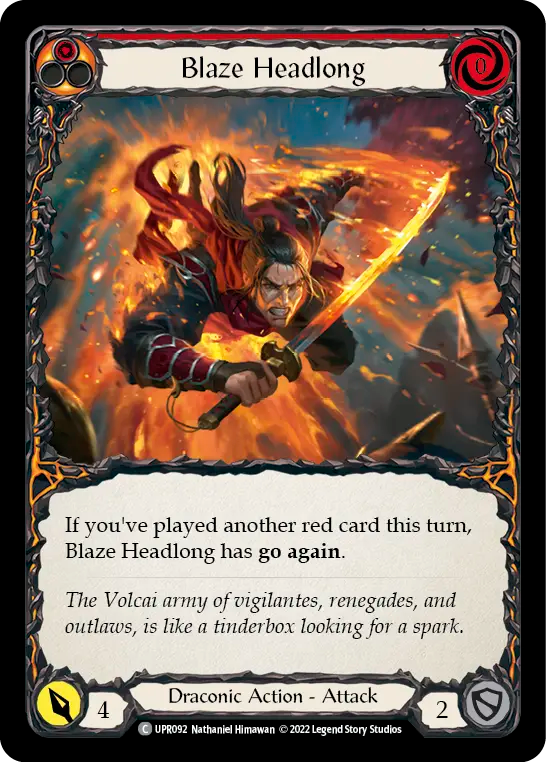 Blaze Headlong (Red)