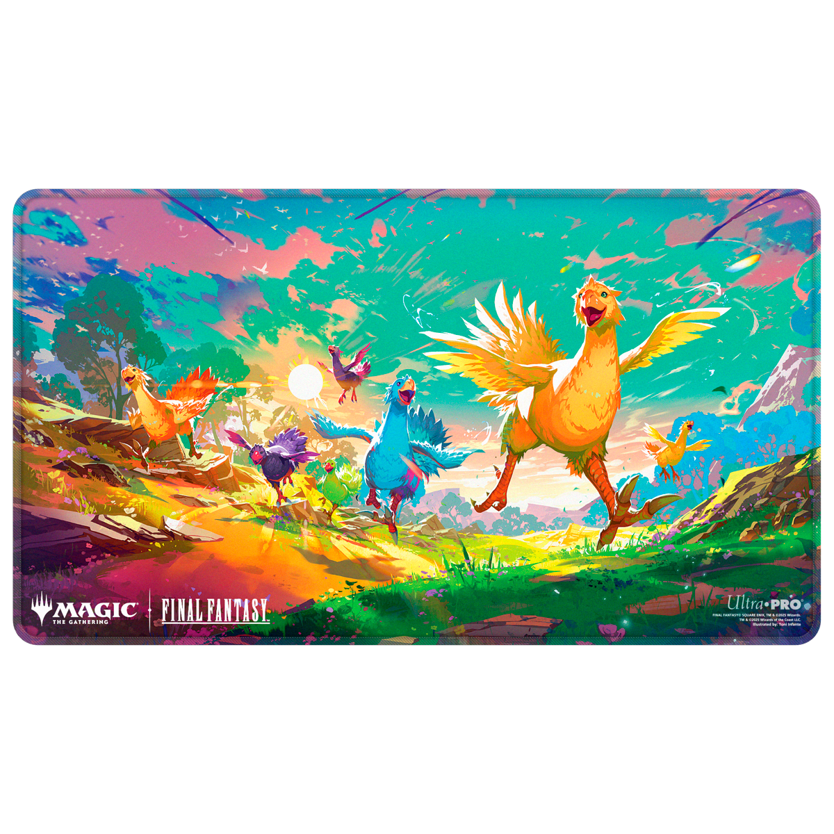 MTG FINAL FANTASY Holofoil® Playmat featuring Traveling Chocobo