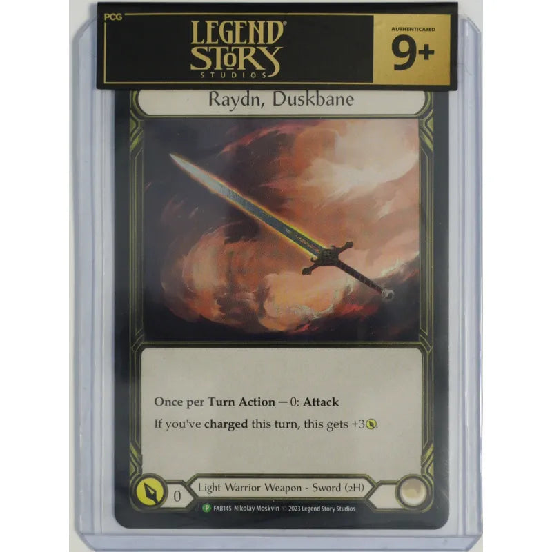FAB Slab - Raydn, Duskbane Gold Cold Foil Toploader