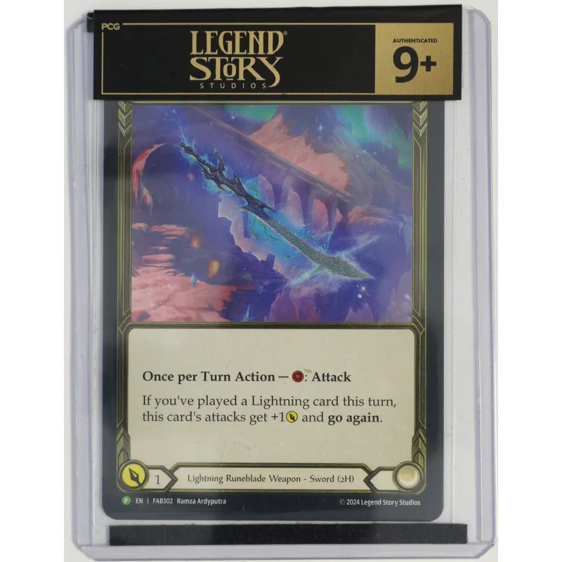 FAB Slab - Star Fall Gold Cold Foil Toploader