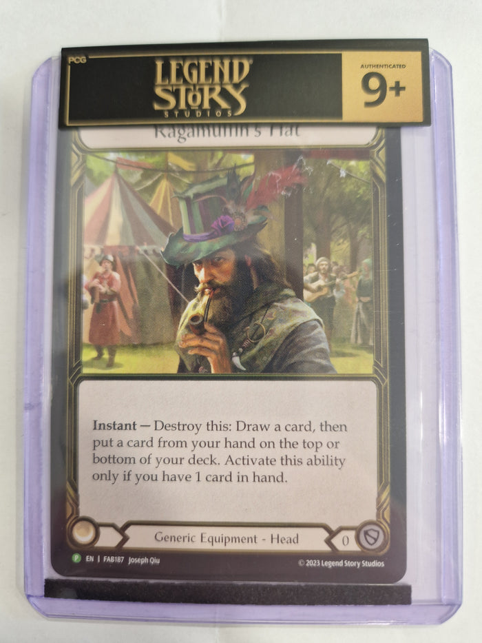 FAB Slab - Ragamuffin's Hat Gold Cold Foil Toploader