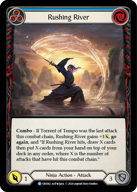 Rivière précipitée (bleu)