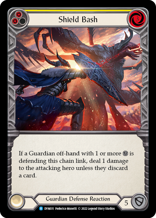 Coup de bouclier (jaune)