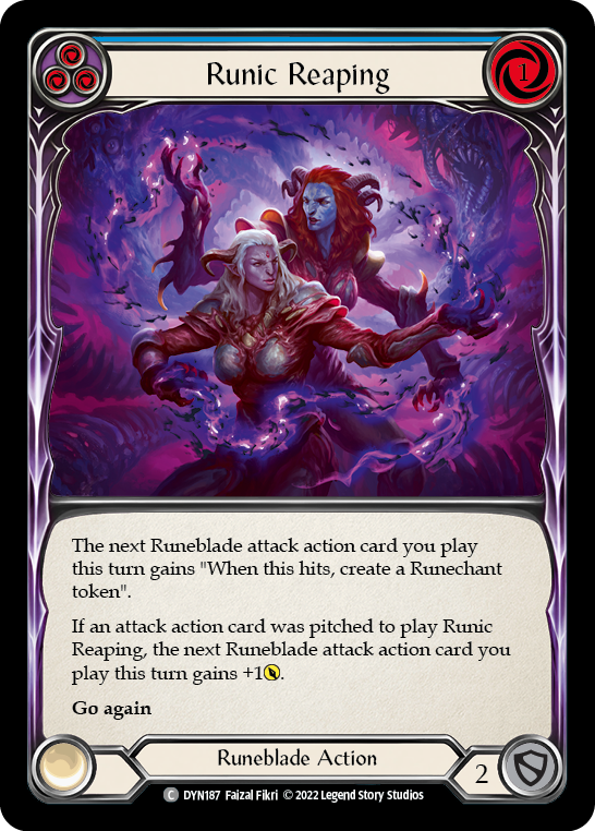 Récolte runique (bleu)