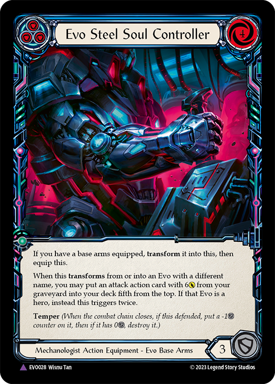 Contrôleur Evo Steel Soul (Bleu)