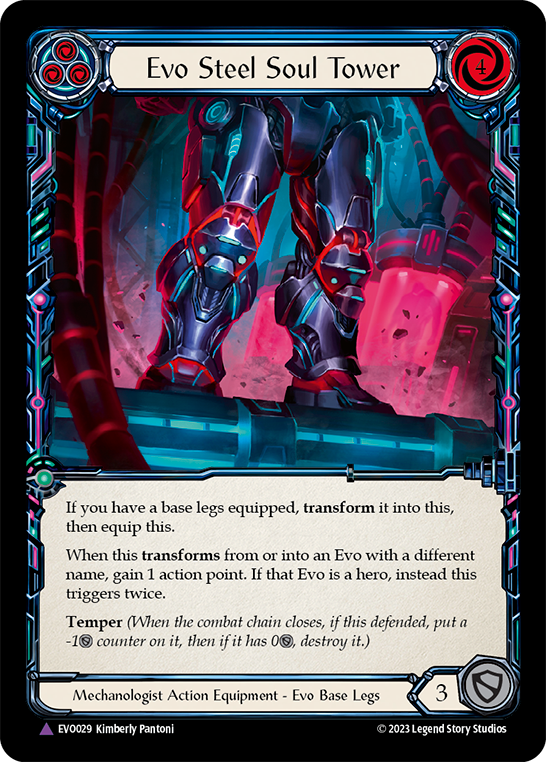 Tour d'âme Evo Steel (Bleu)