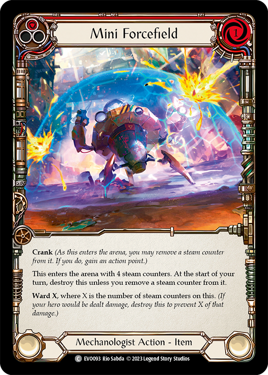 Mini champ de force (rouge)