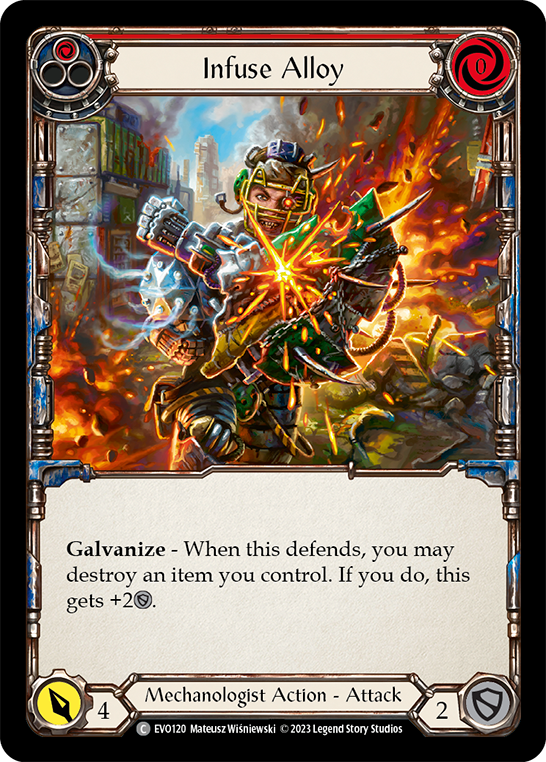 Alliage à infuser (rouge)