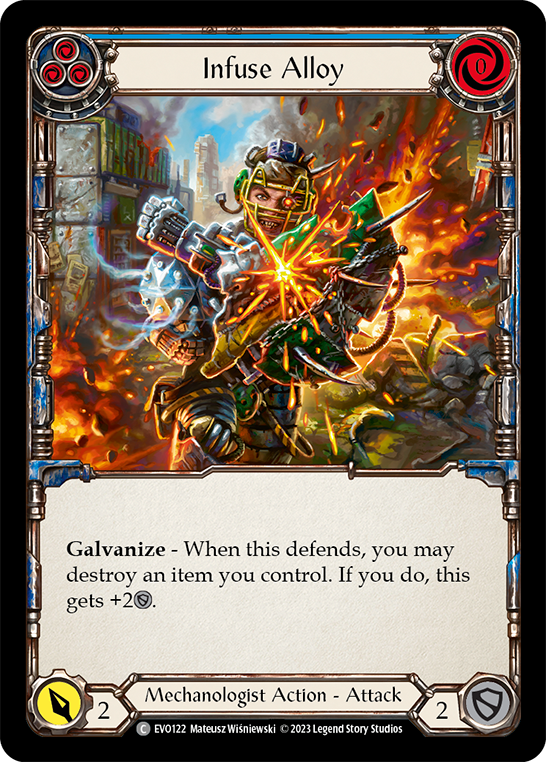 Alliage à infuser (bleu)