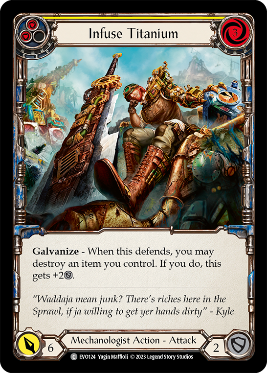 インフューズチタン(イエロー)