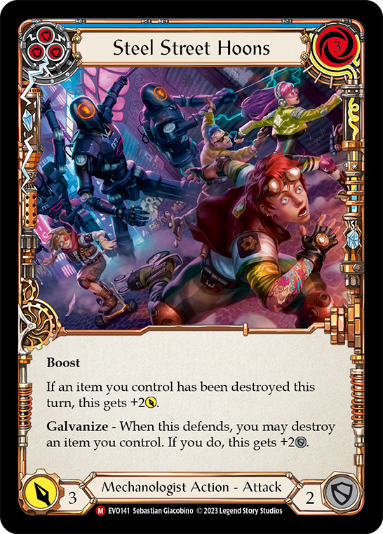 Steel Street Hoons (Blue)