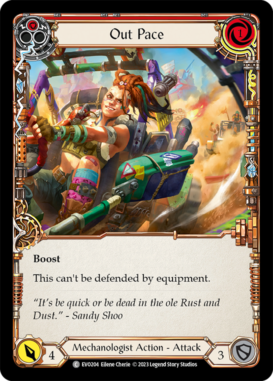 Rythme dépassé (rouge)