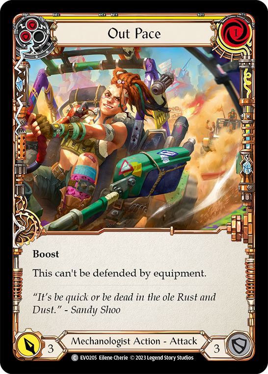 Rythme dépassé (jaune)