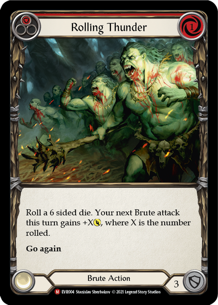 Tonnerre roulant (rouge)