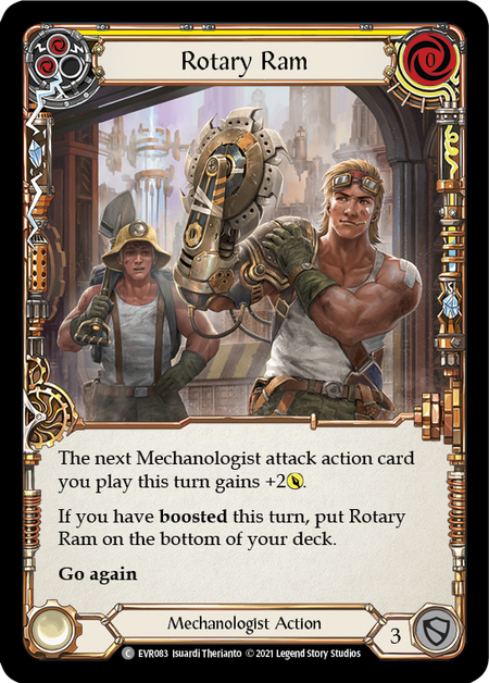 Bélier rotatif (jaune)