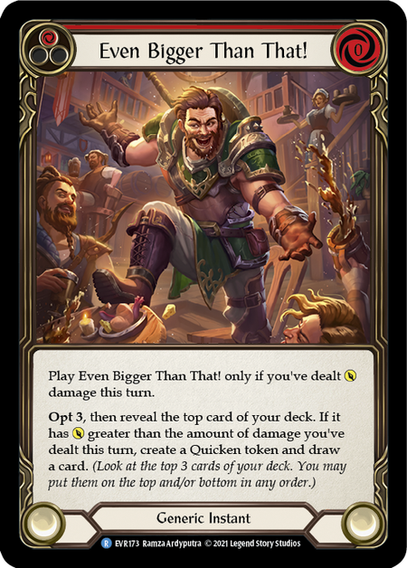 Encore plus grand que ça ! (Rouge)