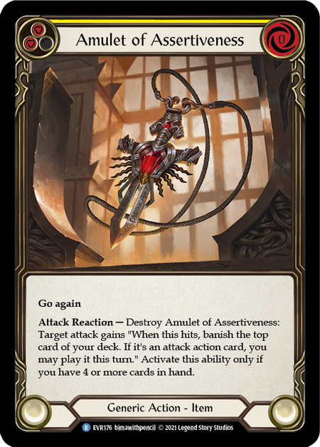 積極性のお守り(イエロー)