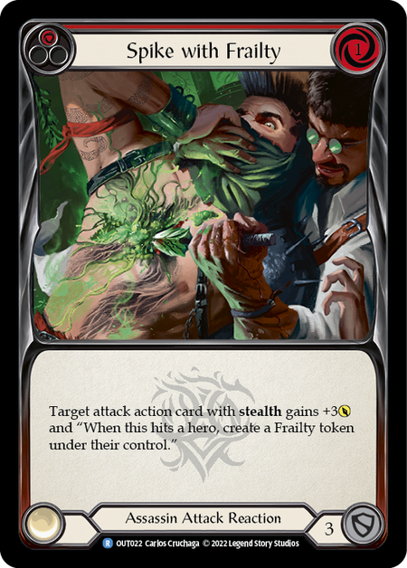 Spike avec fragilité (rouge)